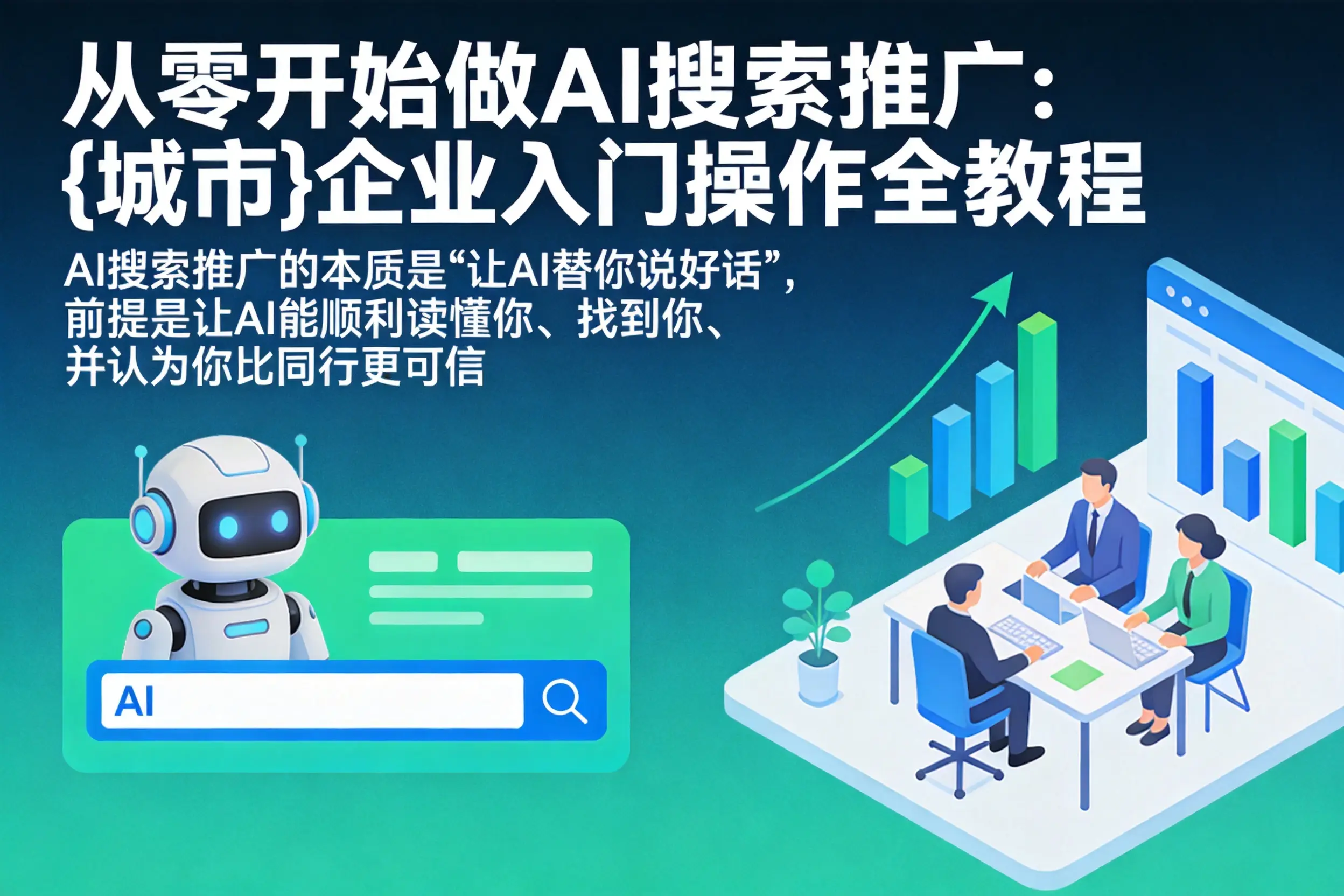 从零开始做AI搜索推广：荔波企业入门操作全教程